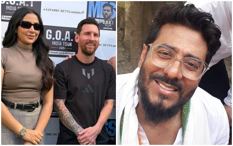 শাহরুখও মেসির সঙ্গে ছবি তুলেছেন! তা হলে শুভশ্রীর দোষ কোথায়?