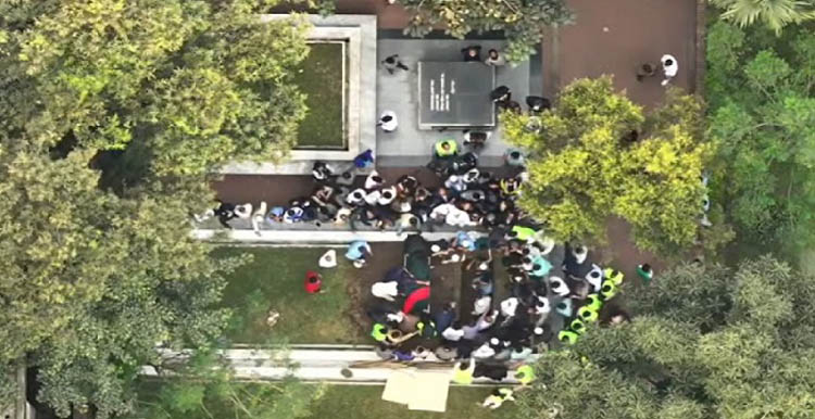 জাতীয় কবি নজরুলের কবরের পাশে চিরনিদ্রায় ওসমান হাদি