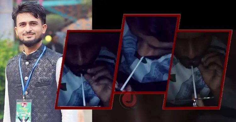 কিশোরগঞ্জে যুবদল নেতার মাদক সেবনের ভিডিও ভাইরাল